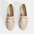 Kadın Bej Toka Aksesuarlı Günlük Ayakkabı