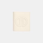 Kadın Beyaz D Logolu Deri Cüzdan