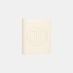 Kadın Beyaz D Logolu Deri Cüzdan