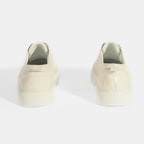 Kadın Beyaz Deri Bağcıklı Spor Ayakkabı