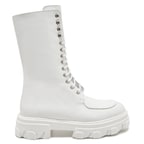 Kadın Beyaz Deri Bot