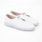 Kadın Beyaz Deri Günlük Ayakkabı