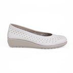 Kadın Beyaz DesaComfort Deri Babet