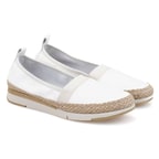 Kadın Beyaz DesaComfort Deri Günlük Ayakkabı