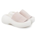 Kadın Beyaz Platform Tabanlı Terlik