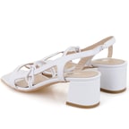 Kadın Beyaz Topuklu Sandalet