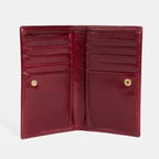 Kadın Bordo Deri Cüzdan