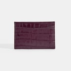 Kadın Bordo Deri Kartlık