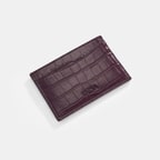 Kadın Bordo Deri Kartlık