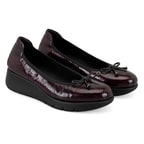 Kadın Bordo DesaComfort Deri Günlük Ayakkabı