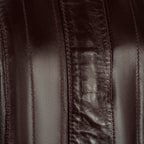 Kadın Bordo Kapüşonlu Deri Mont