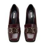 Kadın Bordo Klasik Ayakkabı