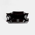 Kadın Bordo Kroko Baskılı Rugan Deri El Çantası