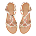 Kadın Çok Renkli Hasır Örgülü Terlik