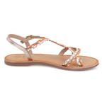 Kadın Çok Renkli Hasır Örgülü Terlik