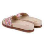 Kadın Çok Renkli Hasır Terlik