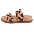 Kadın Çok Renkli Örgülü Terlik