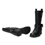 Kadın Deri Kovboy Çizme