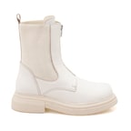 Kadın Ekru Deri Bot