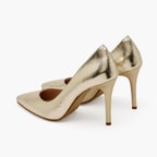 Kadın Gold Klasik Topuklu Ayakkabı