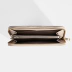 Kadın Gri Deri Cüzdan