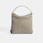 Kadın Gri Deri Omuz Çantası