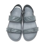 Kadın Gri Deri Sandalet