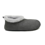 Kadın Gri Fluffy Yünlü Patik