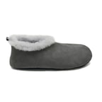 Kadın Gri Fluffy Yünlü Patik