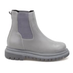 Kadın Gri Yandan Lastikli Chelsea Bot