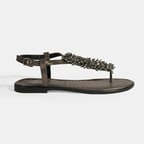 Kadın Gümüş Parmak Arası Sandalet