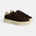 Kadın Kahve Bağcıklı Süet Günlük Ayakkabı