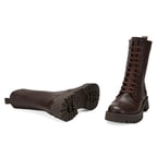 Kadın Kahve Deri Bot