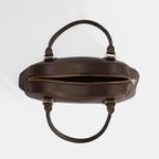 Kadın Kahve Deri Çanta Aksesuarlı Büyük Omuz Çantası