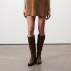 Kadın Kahve Deri Çizme