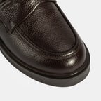 Kadın Kahve Deri Loafer