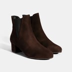 Kadın Kahve DesaComfort Lastikli Süet Chelsea Bot