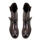 Kadın Kahve Kemer Aksesuarlı Kadın Bot