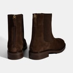 Kadın Kahve Lastikli Süet Chelsea Bot