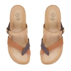 Kadın Kahve Nubuk Deri Terlik