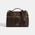 Kadın Kahve Omuz Askılı Mini Deri El Çantası