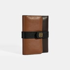 Kadın Kahve / Siyah Deri Cüzdan