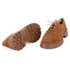 Kadın Kahve Süet Deri Günlük Ayakkabı