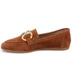 Kadın Kahve Süet Deri Loafer