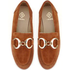 Kadın Kahve Süet Deri Loafer