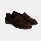 Kadın Kahve Süet Loafer