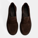 Kadın Kahve Süet Loafer