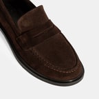 Kadın Kahve Süet Loafer