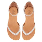 Kadın Kahve Taşlı Parmak Arası Sandalet