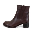 Kadın Kahve Topuklu Deri Bot